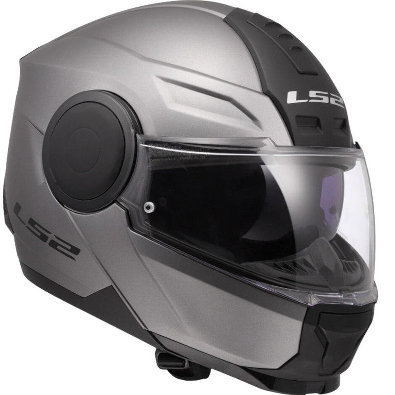 Flip-up motorcykelhjelm LS2 FF902 Scope II Solid mat titanium