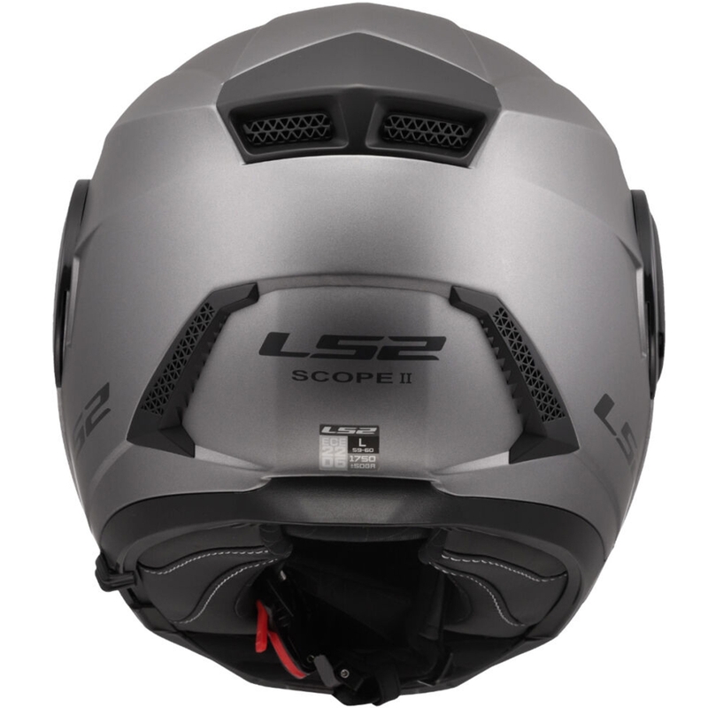Flip-up motorcykelhjelm LS2 FF902 Scope II Solid mat titanium
