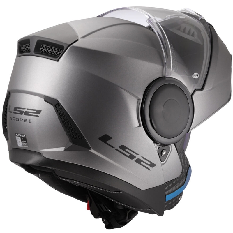 Flip-up motorcykelhjelm LS2 FF902 Scope II Solid mat titanium