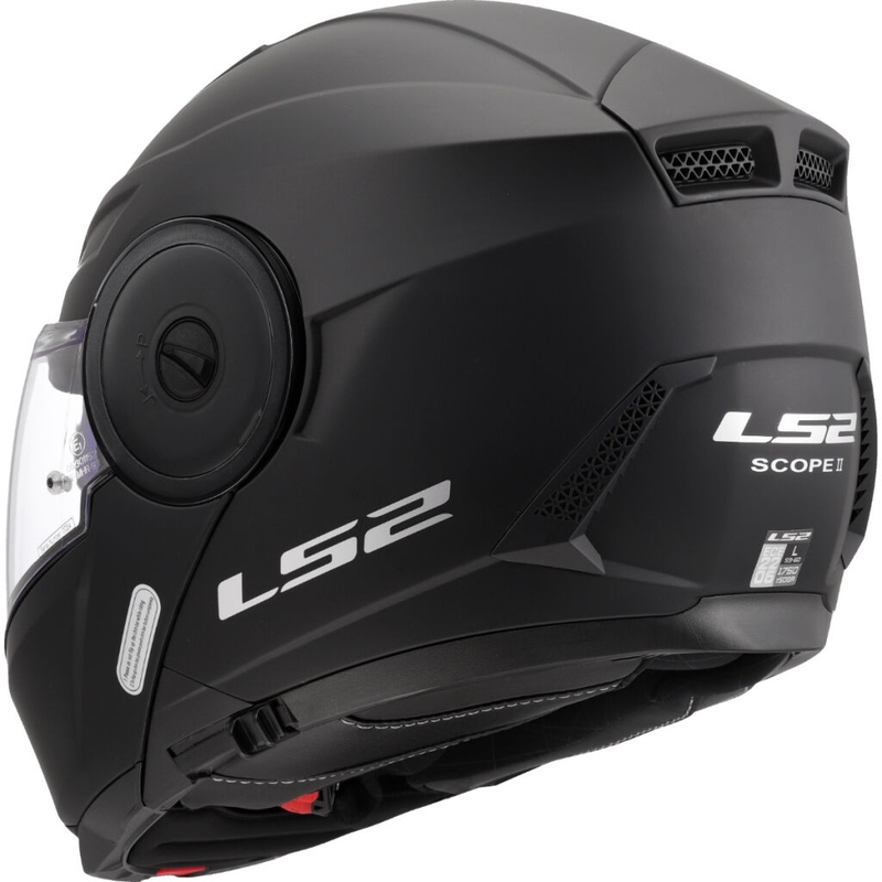 Flip-up motorcykelhjelm LS2 FF902 Scope II Solid matsort