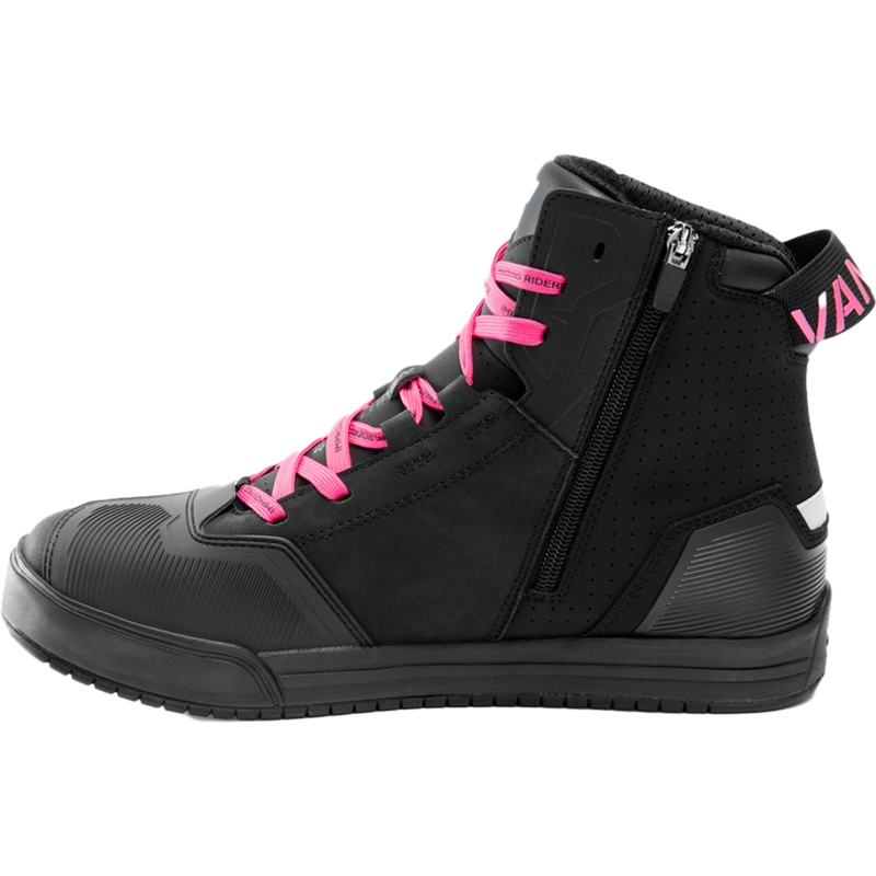 Dame motorcykelstøvler Rebelhorn Vandal II sort-pink