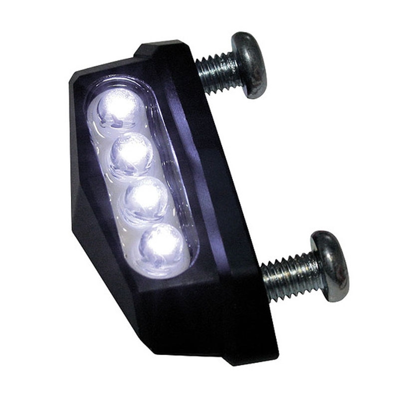 LED nummerpladelygte Highsider Smart QUADRO sort