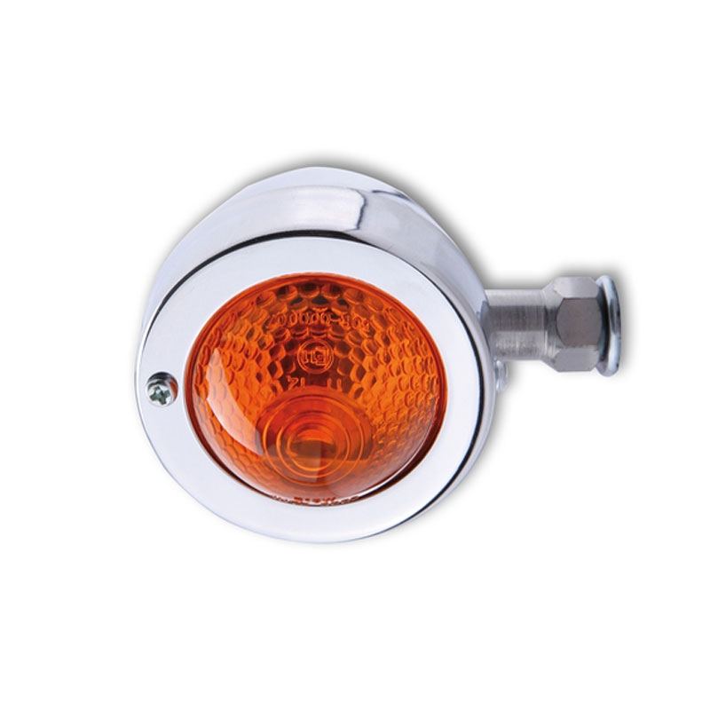 Highsider Smart Bullet Pike motorcykel blinklys krom