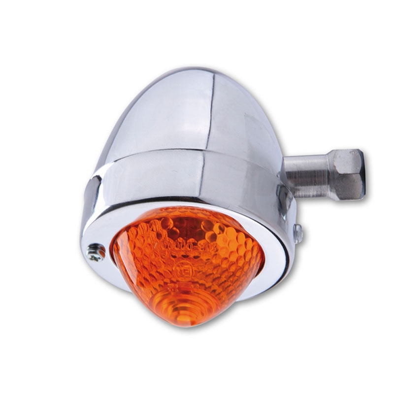 Highsider Smart Bullet Pike motorcykel blinklys krom