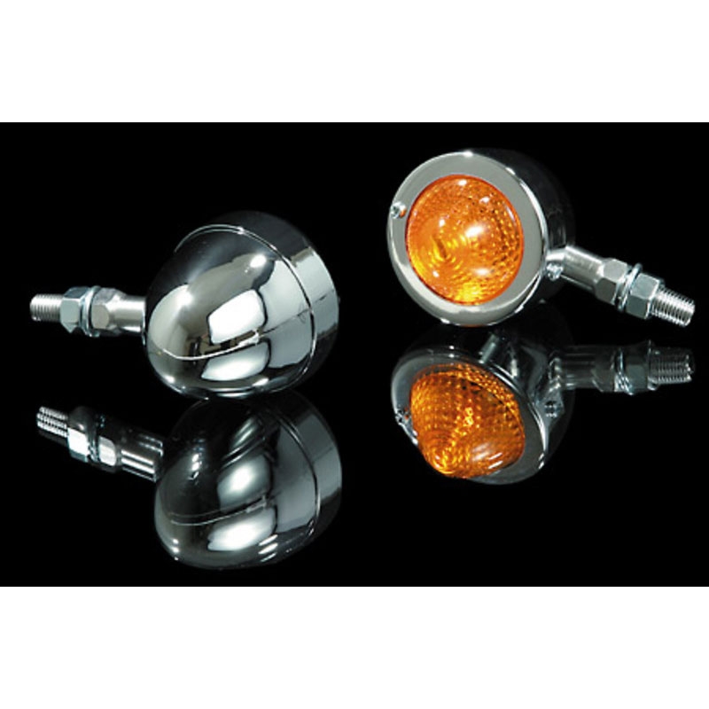 Highsider Smart Bullet Pike motorcykel blinklys krom