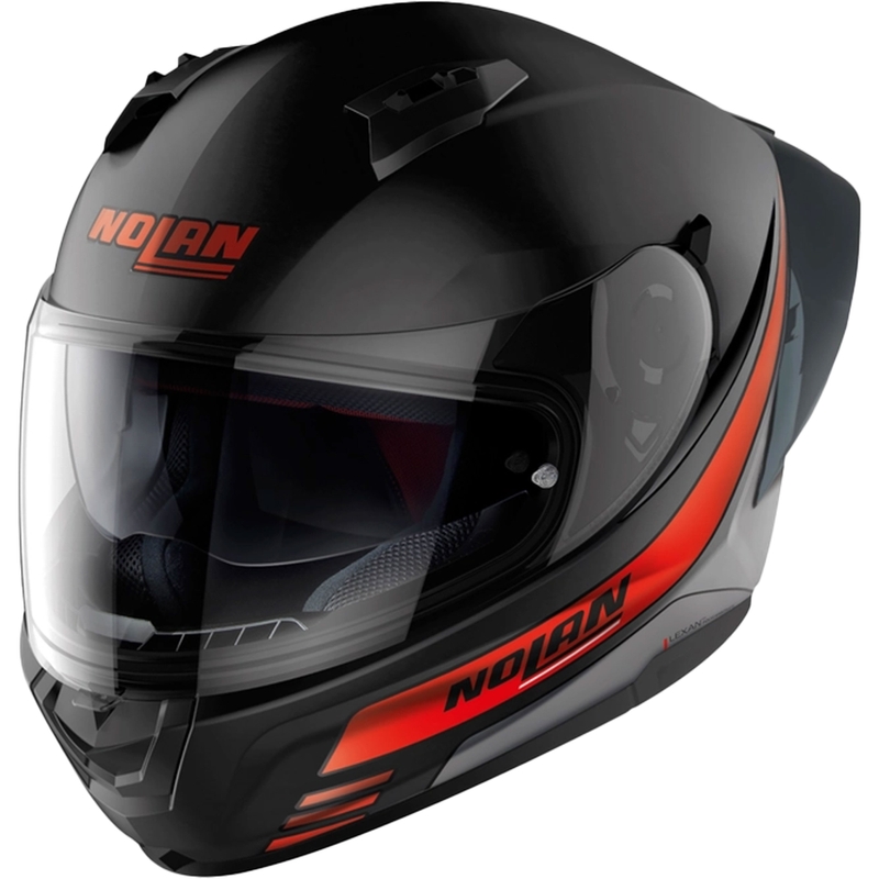 Nolan N60-6 Sport Outset 21 sort og rød integreret motorcykelhjelm