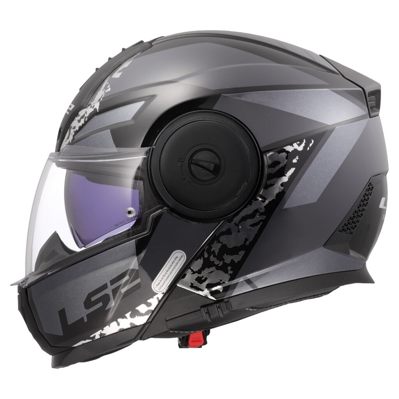 Flip-up motorcykelhjelm LS2 FF902 Scope II Oxyd sort-titanium