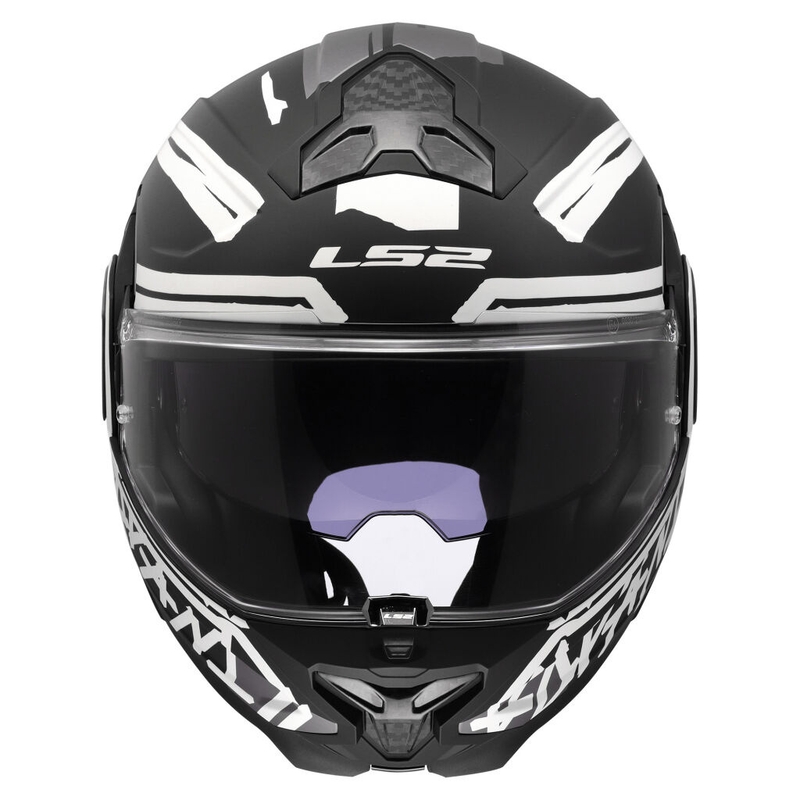 Flip-up motorcykelhjelm LS2 FF910 Advant II Tape sort