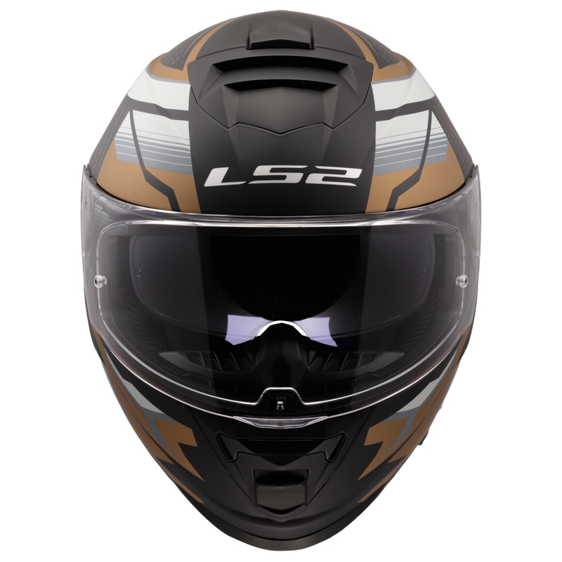 LS2 FF800 Storm II Tracker integralhjelm, sort-guld