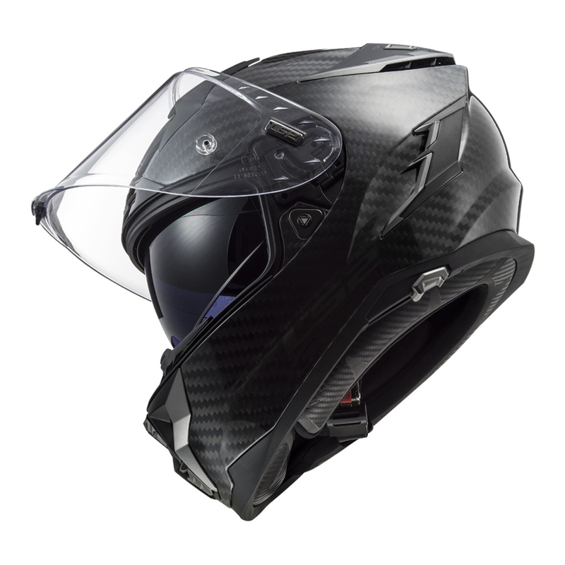 Integral motorcykelhjelm LS2 FF327 Challenger C Solid Carbon udsalg