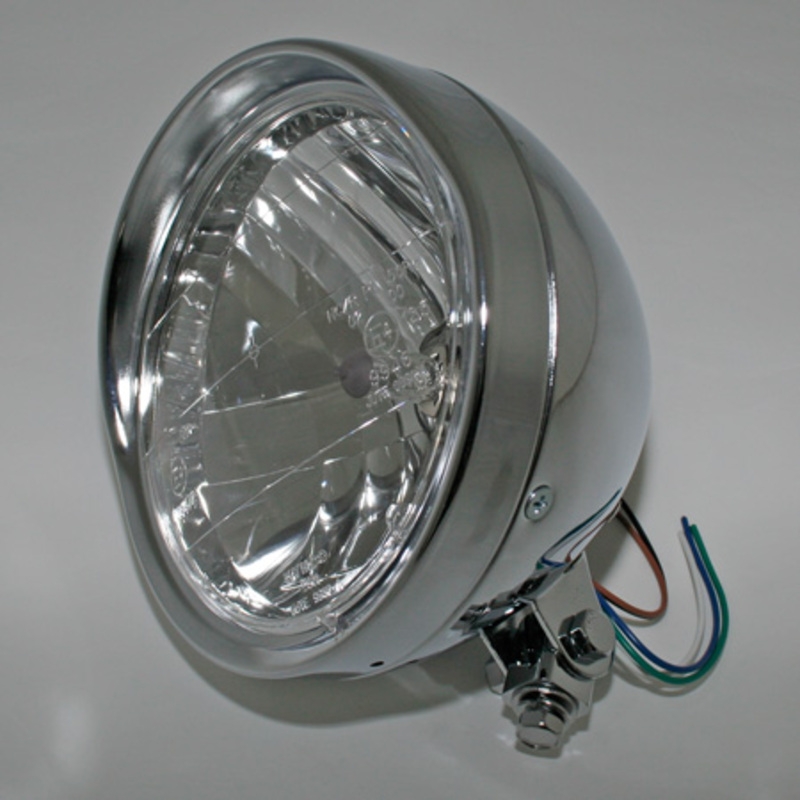 Highsider Smart Cruiser 6 1/2 forkromet forlygte