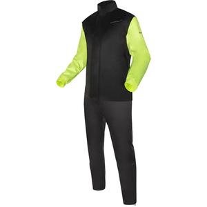 Rebelhorn Rain fluogul motorcykelregnjakke