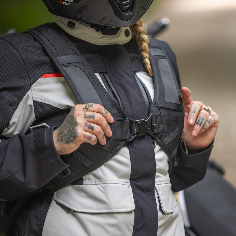 Oxford Atlas B-10 motorcykelrygsæk sort 10 l
