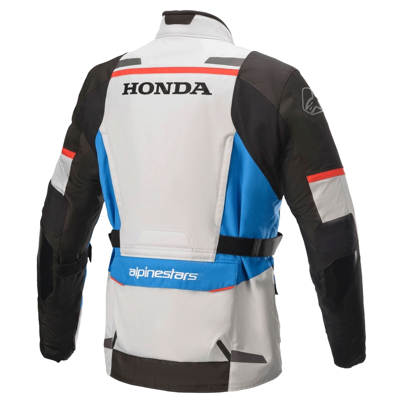 Motorcykeljakke Alpinestar Andes Drystar Honda Grå-Sort-Blå-Rød
