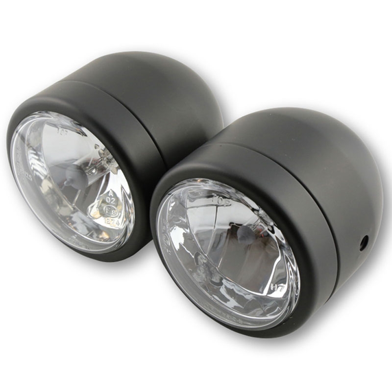 Fjernlys Highsider Smart H4/H7 sort