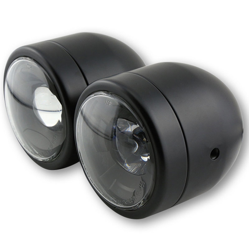 Highsider Smart Twin LED sort forlygte