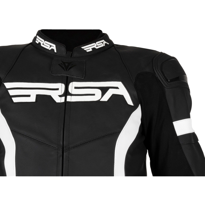 RSA Imola 2.1 sort og hvid motorcykeloverall i læder