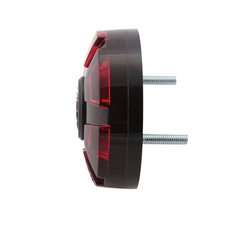Highsider Smart ATV LED 3-i-1 baglygte, rød-sort