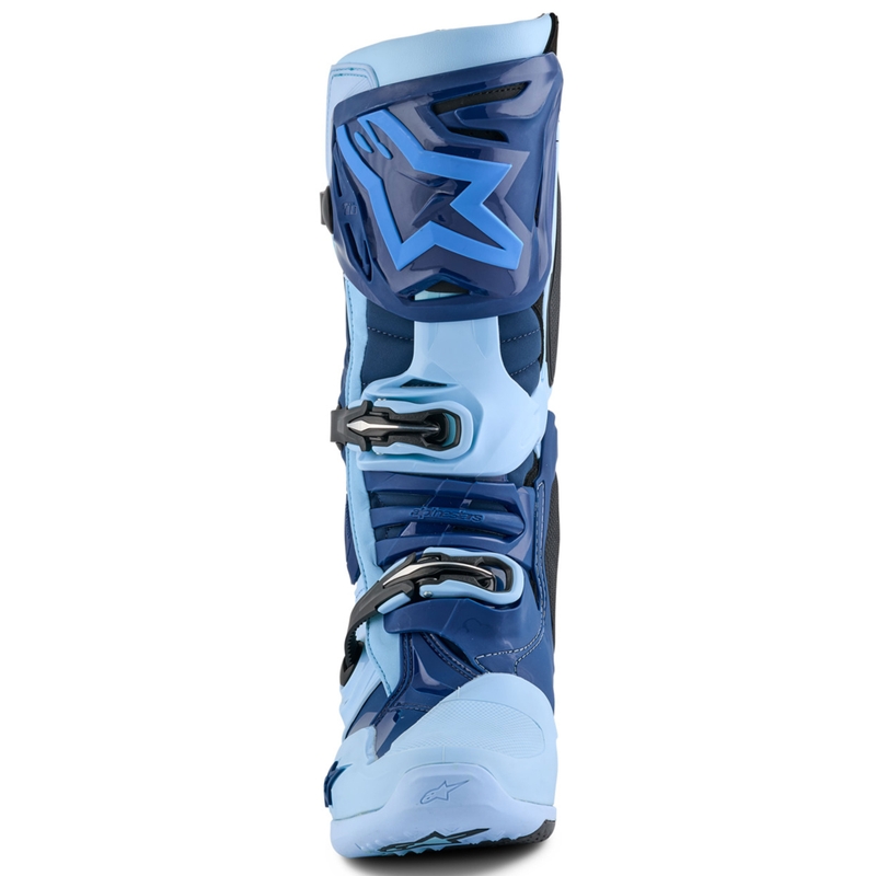 Motorcykelstøvler Alpinestars Tech 10 Limited Edition Steelers, Blå-Lyseblå