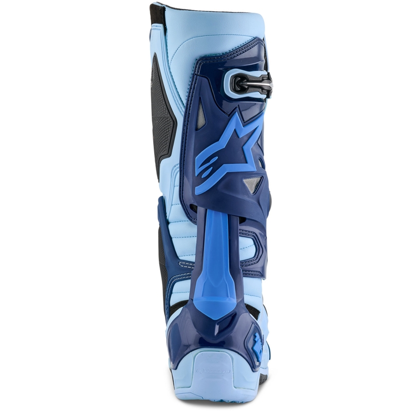 Motorcykelstøvler Alpinestars Tech 10 Limited Edition Steelers, Blå-Lyseblå