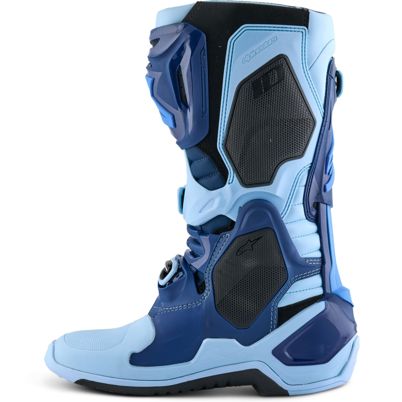 Motorcykelstøvler Alpinestars Tech 10 Limited Edition Steelers, Blå-Lyseblå