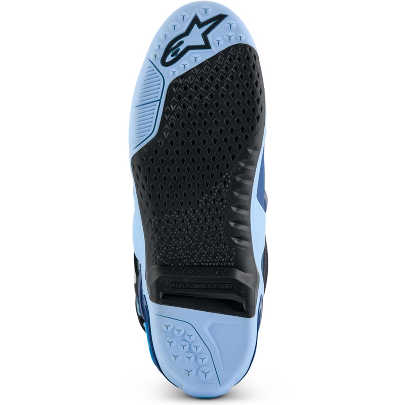 Motorcykelstøvler Alpinestars Tech 10 Limited Edition Steelers, Blå-Lyseblå