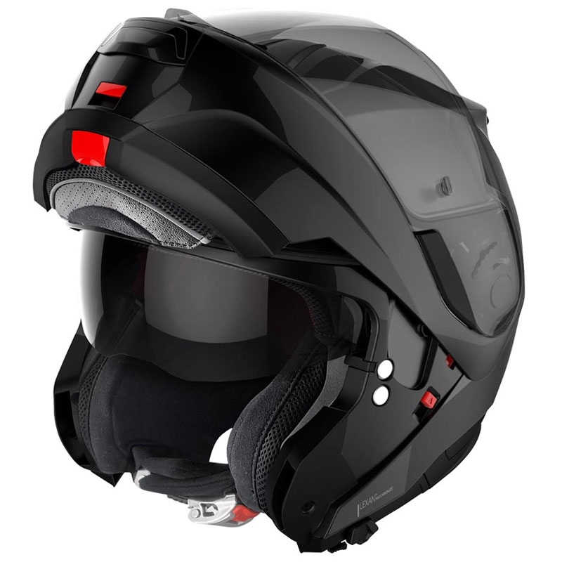 Flip-up motorcykelhjelm Nolan N100-6 Classic N-COM 3 sort