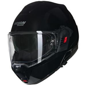 Flip-up motorcykelhjelm Nolan N100-6 Classico N-COM 301 sort