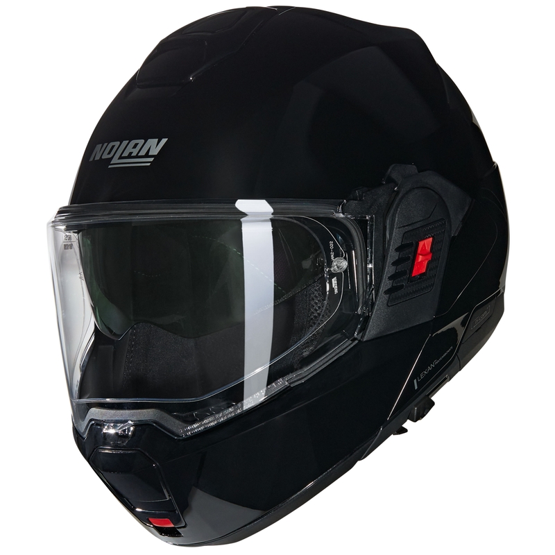 Flip-up motorcykelhjelm Nolan N120-1 Classico N-COM 301 sort