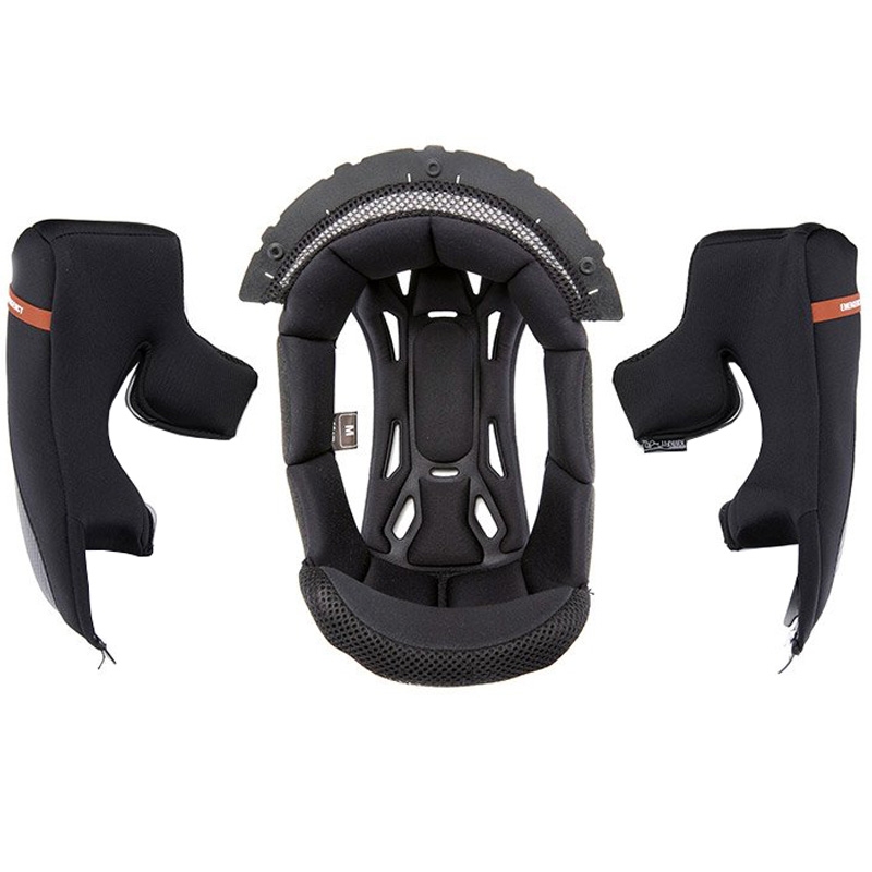 Interiør til Scorpion Exo-Tech CARBON/EVO/PRO hjelme, sort