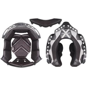 Udskiftningsinteriør til LS2 FF901 motorcykelhjelm, sort