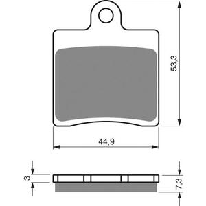 Brzdové destičky GOLDFREN S3
