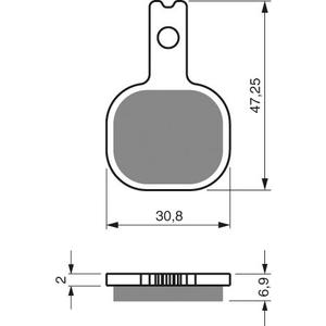 Brzdové destičky GOLDFREN S3