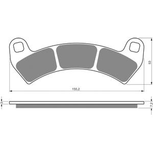 Brzdové destičky GOLDFREN AD