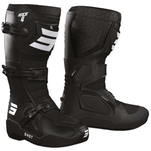 Shot Race 4 sorte motorcykelstøvler