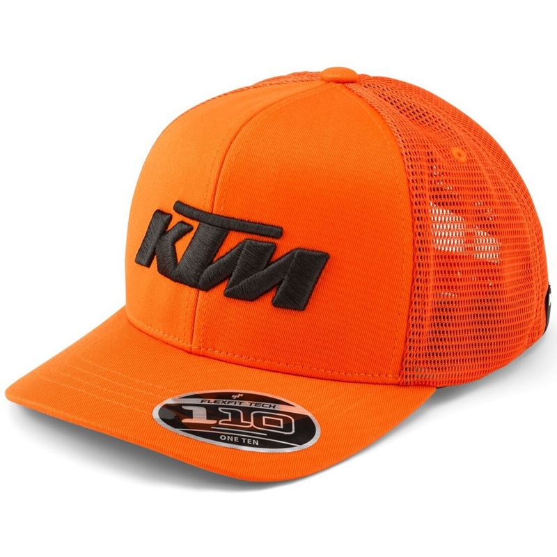 KTM Logo Børnekasket Orange-Sort