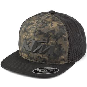 KTM Camo Trucker Kasket sort-camo grøn