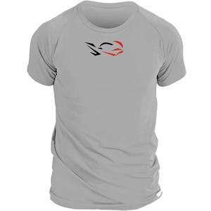 Funktionel T-shirt nanosilver® Ride med sølvgrå