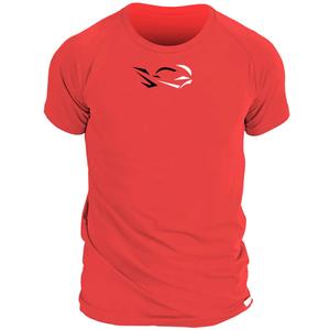 Funktionel T-shirt nanosilver® Ride med sølvrød