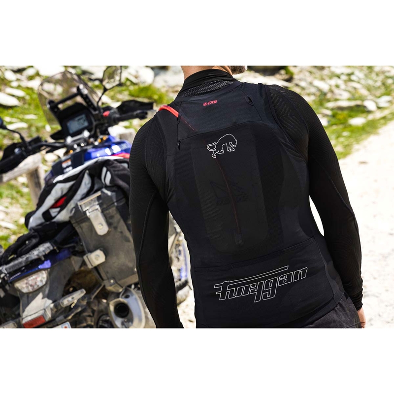 Furygan XRoad Vest D3O® kropsbeskytter, sort