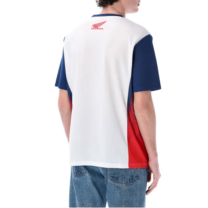 Honda HRC T-shirt i teknisk stof, hvid