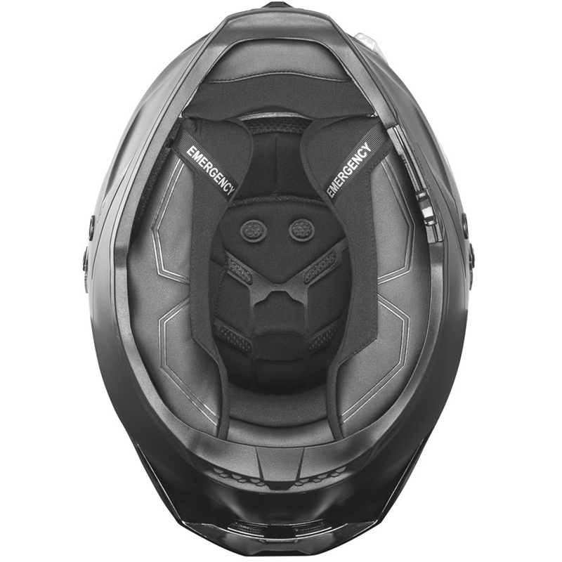NOX Exlusiv Goliath fullface motorcykelhjelm, matsort
