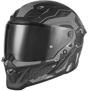 NOX Exclusive Goliath Berserk Integralhjelm, Matsort/Titanium