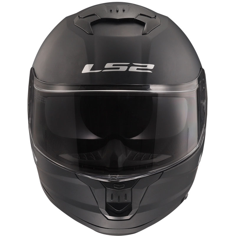 LS2 FF808 Stream II integreret motorcykelhjelm sort mat