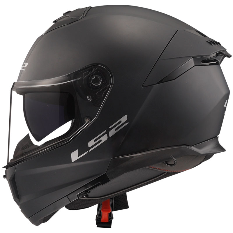 LS2 FF808 Stream II integreret motorcykelhjelm sort mat