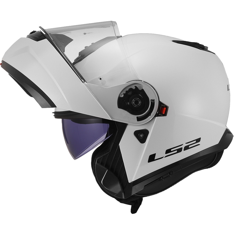 Flip-up hjelm LS2 FF908 Strobe II hvid blank