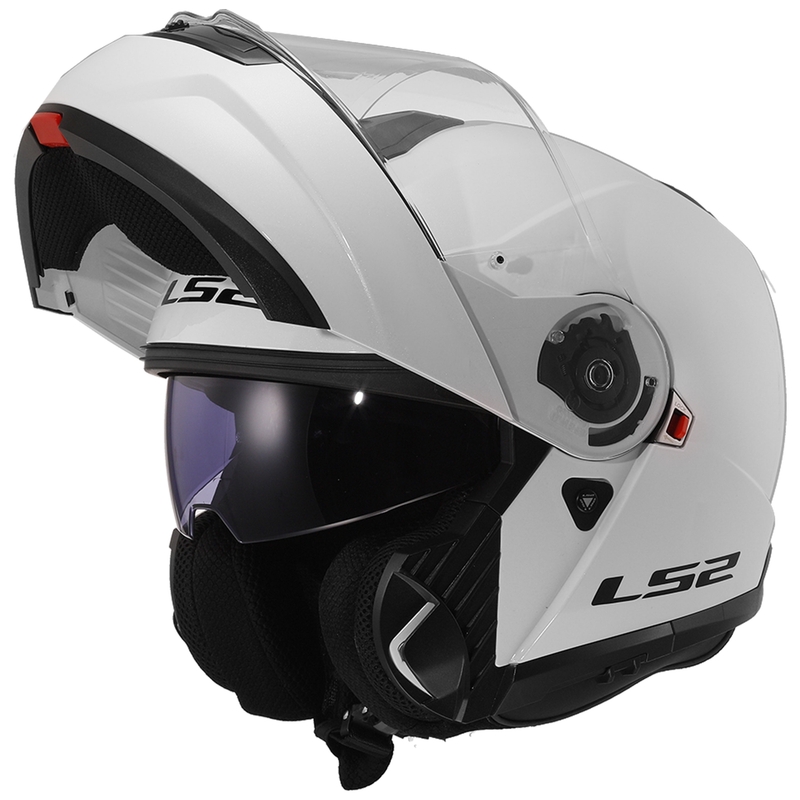 Flip-up hjelm LS2 FF908 Strobe II hvid blank