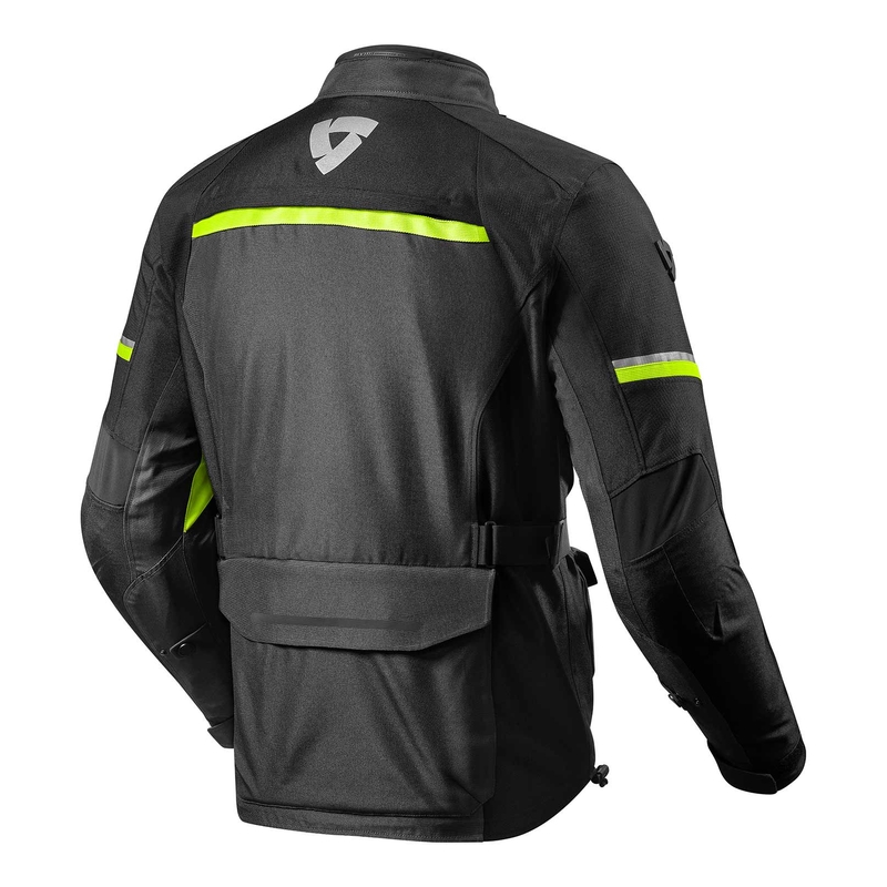 Revit Outback 3 sort-fluogul motorcykeljakke udsalg