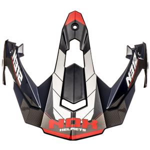 Visir til motorcykelhjelme NOX N312 Vapor hvid-blå-rød