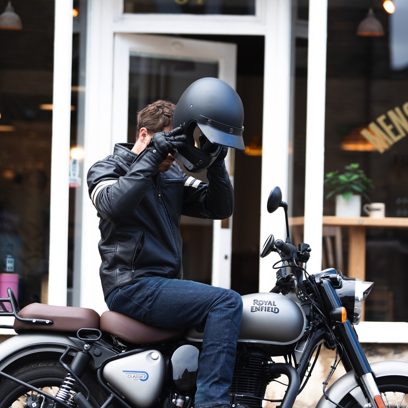 Oxford Holton motorcykeljakke sort